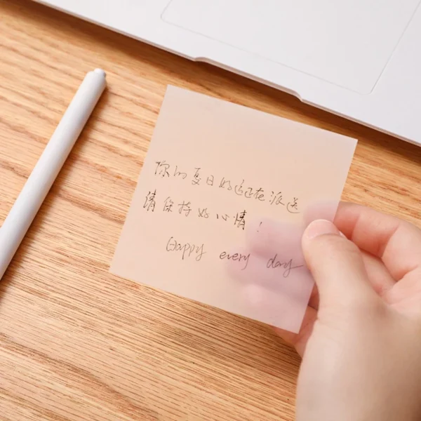 Creative Transparent Sticky Notes Set