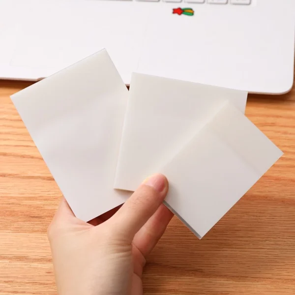 Creative Transparent Sticky Notes Set
