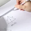 Transparent Triangular Ruler 15CM