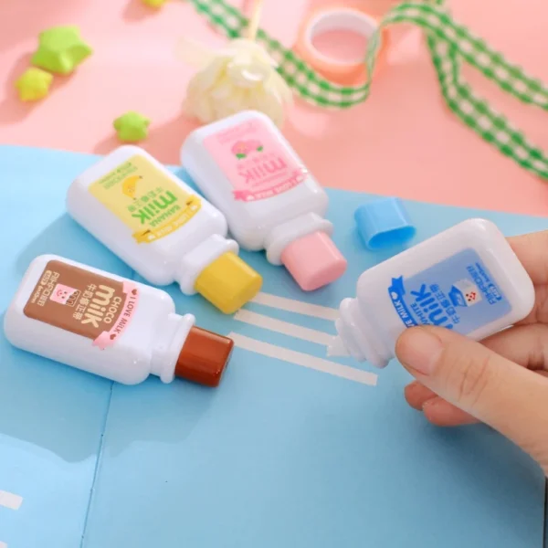 Cute Cartoon Milk Bottle Correction Tape
