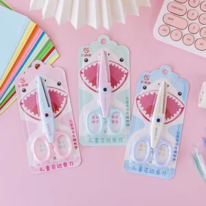 Cute Pattern Safety Scissors Set