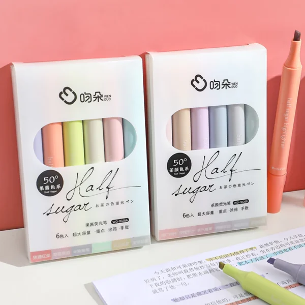 my-11134207-7qukx-lerckh9peoph63 6 in 1 Colorful Pastel Highlighter