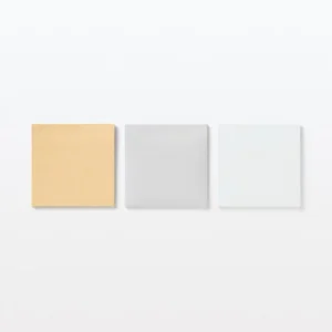 Set Of 3 MUJI Style Full Adhesive Sticky Notes