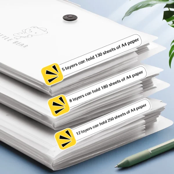 A4 Expanding File Folder