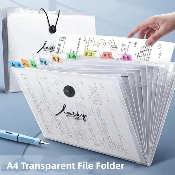 A4 Expanding File Folder
