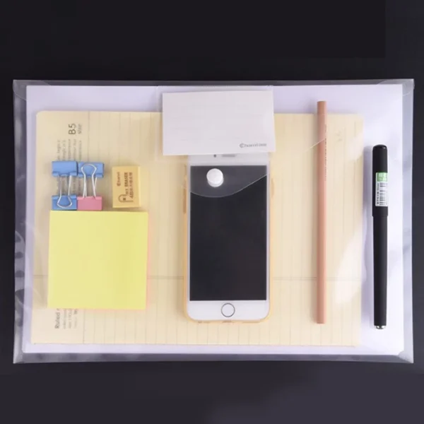 SSD A4 Clear Paper File Folder