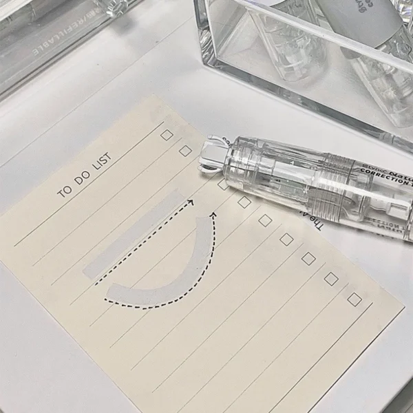 Set Of 3 Press Rotatable Correction Tape