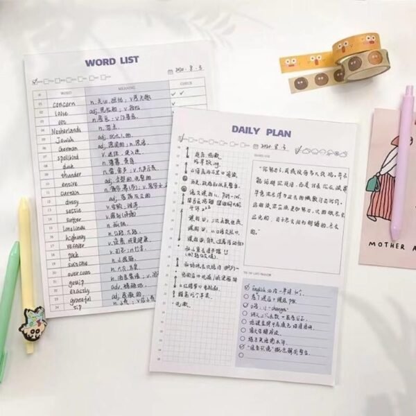 sg-11134201-7rbmj-m62dxzij04mj46 Simple A5 Daily and Weekly Planner