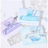 Set Of 4 Minimalist Transparent Acrylic Folder Clip