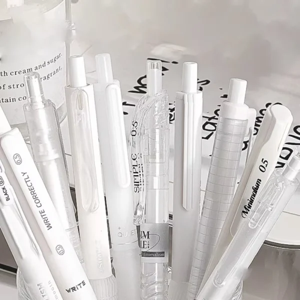 Set Of 5 Simplicity Fashion Gel Pen