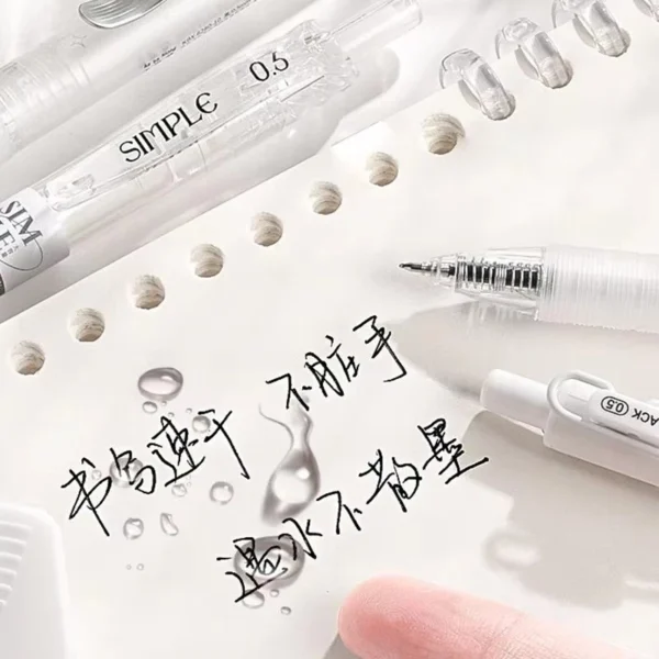 Set Of 5 Simplicity Fashion Gel Pen