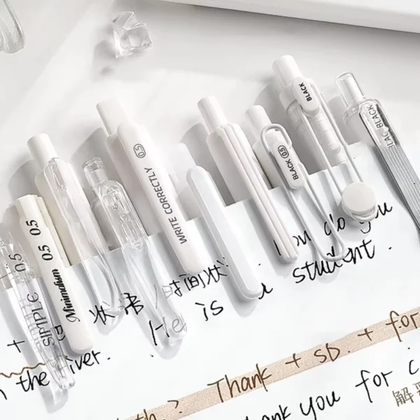 Set Of 5 Simplicity Fashion Gel Pen